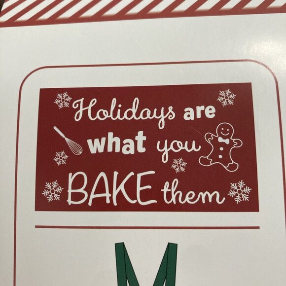 Apron Set Christmas Holiday Baking Oven Mitt Potholder Kitchen Merry Moments - Picture 4 of 11